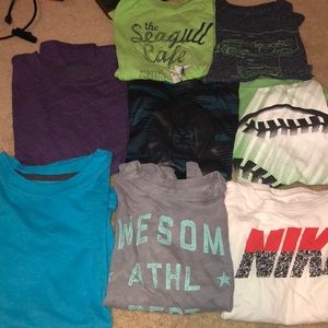 Lot of 8 boys shirts